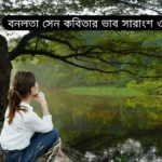 বনলতা সেন কবিতার মূলভাব সারাংশ ব্যাখ্যা