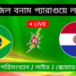 ব্রাজিল বনাম প্যারাগুয়ে লাইভ ২০২৪
