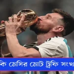 মেসির মোট ট্রফি সংখ্যা কত